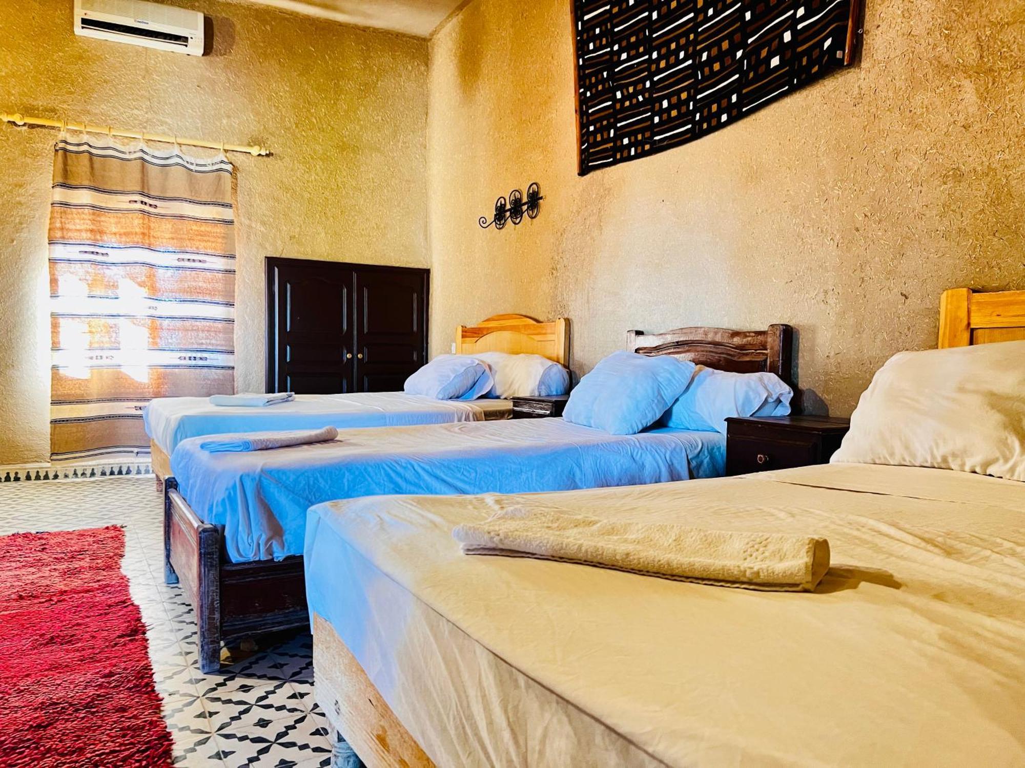 Hotel Camping Les Roses Des Dunes & Piscine 梅尔祖卡 外观 照片