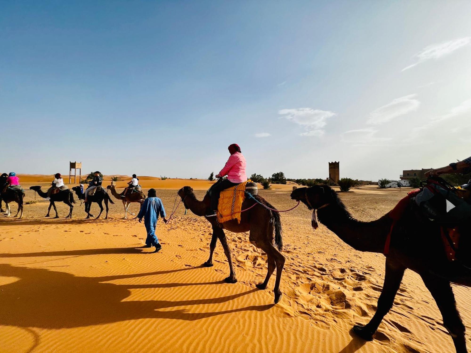 Hotel Camping Les Roses Des Dunes & Piscine 梅尔祖卡 外观 照片