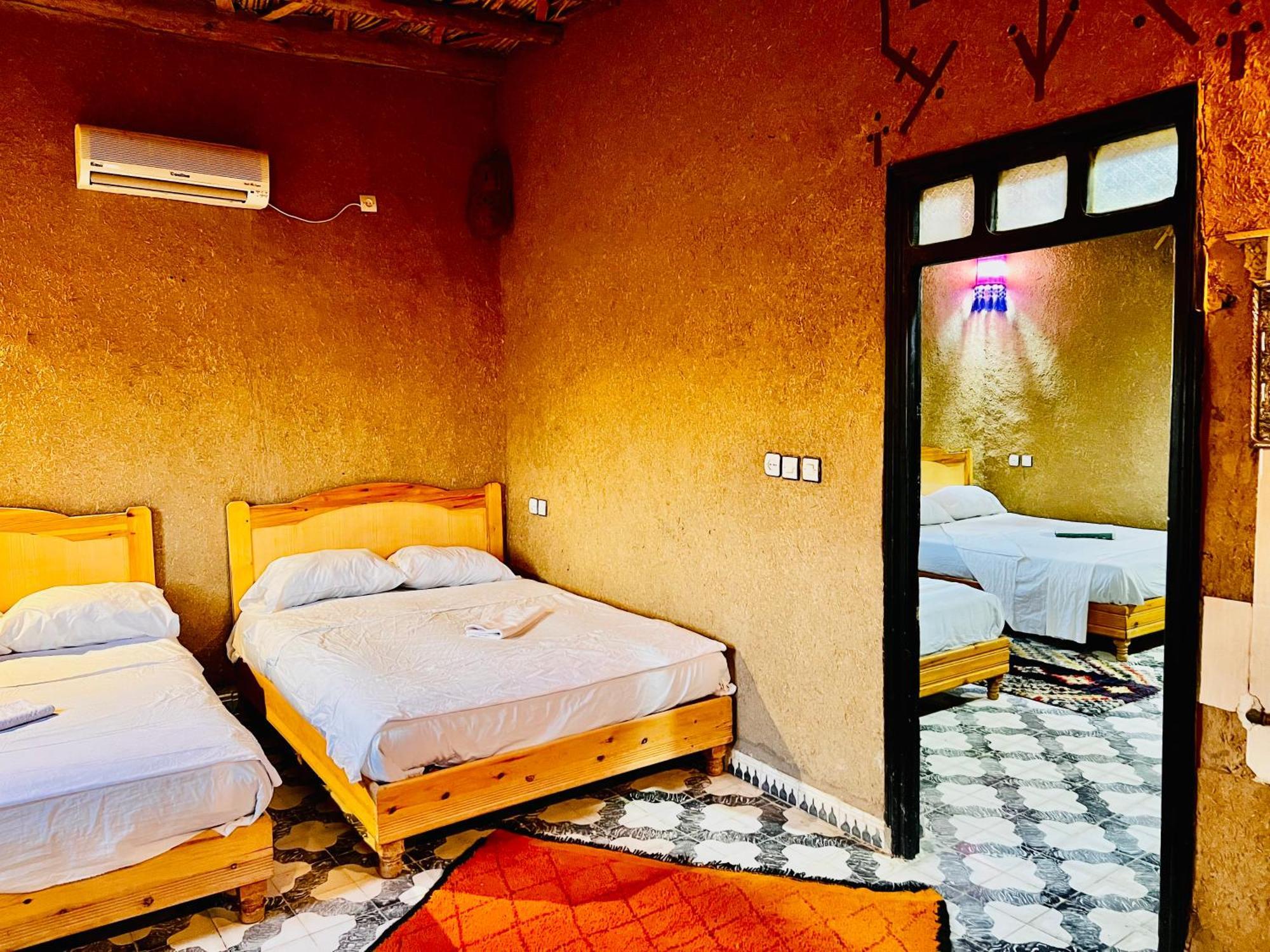 Hotel Camping Les Roses Des Dunes & Piscine 梅尔祖卡 外观 照片
