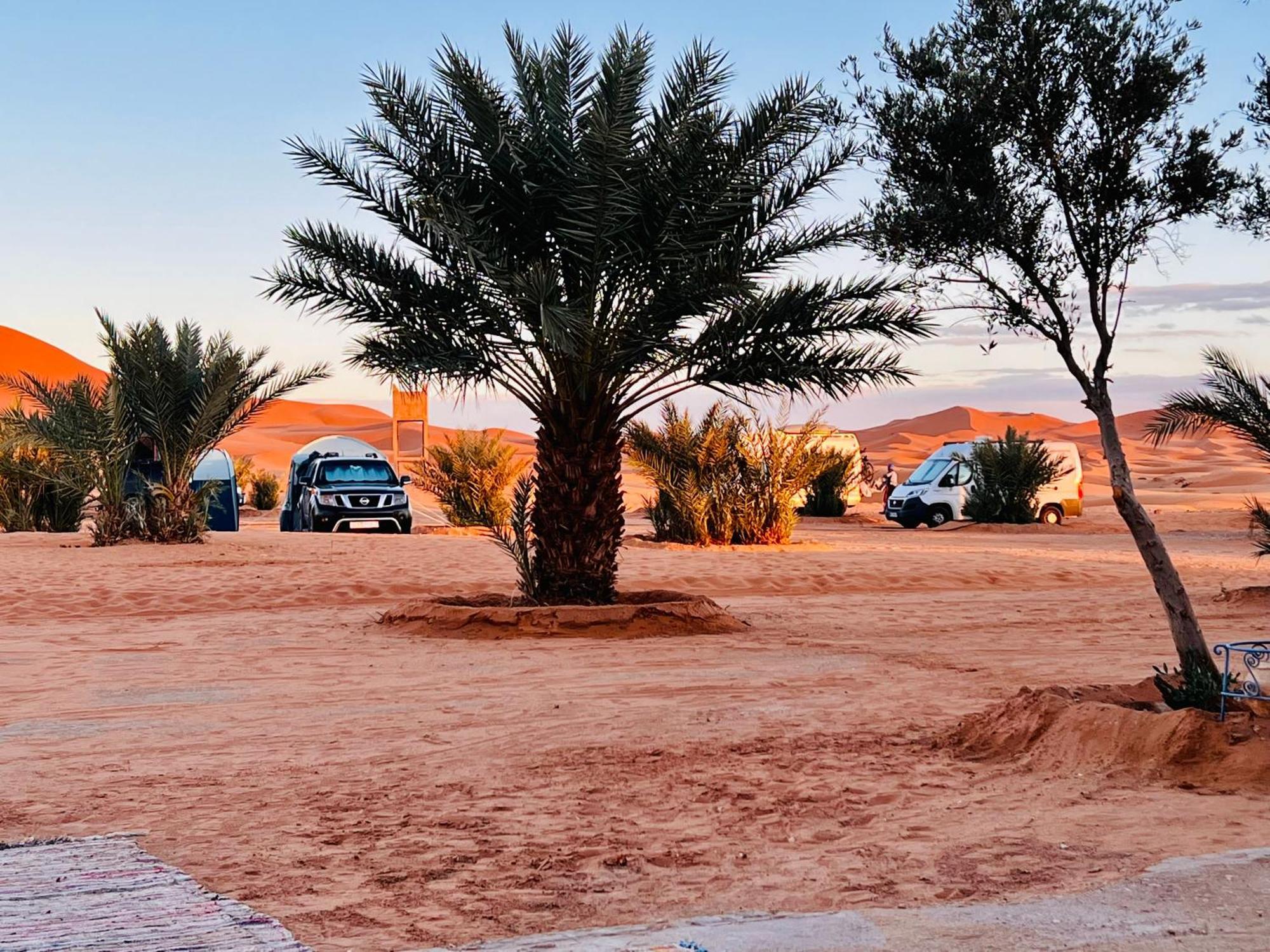 Hotel Camping Les Roses Des Dunes & Piscine 梅尔祖卡 外观 照片