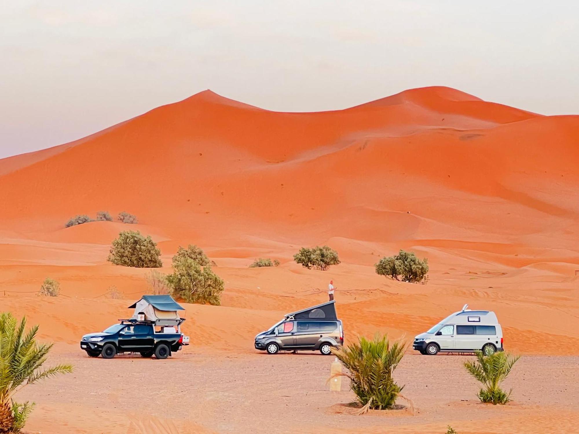 Hotel Camping Les Roses Des Dunes & Piscine 梅尔祖卡 外观 照片